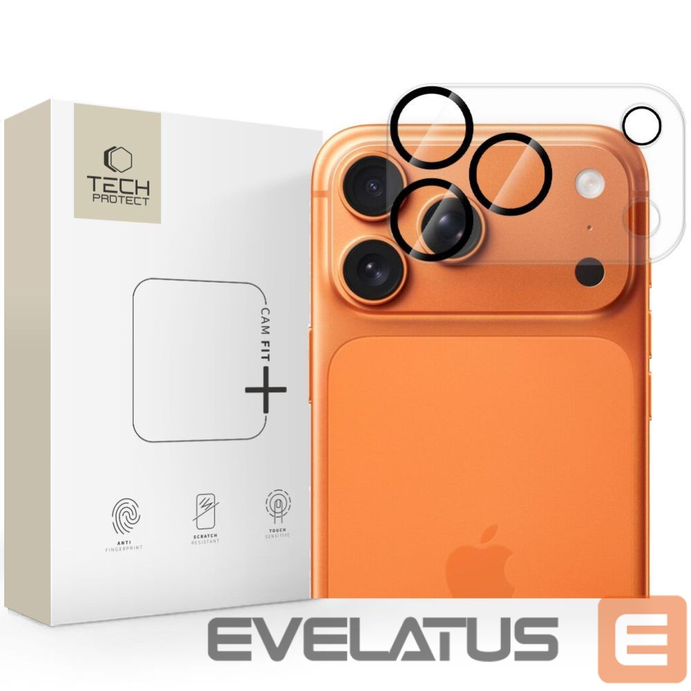 Muud kaubad Tech-Protect Tech-Protect Cam Fit+ Camera Cover for iPhone 17 Pro Max - Clear