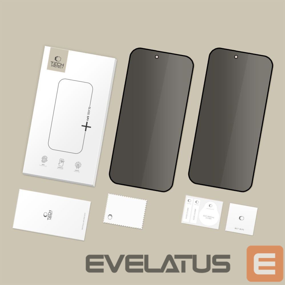 Muud kaubad Tech-Protect Tech-Protect Glass Spy+ 2-pack privacy glass for iPhone 17 Air