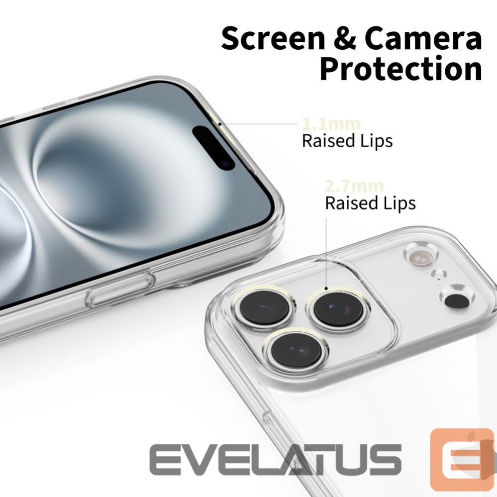 Muud kaubad Tech-Protect Tech-Protect FlexAir Case for iPhone 17 Pro - Clear
