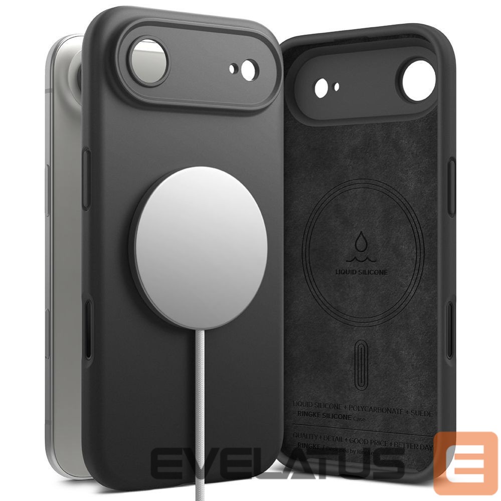 Muud kaubad Ringke Ringke Silicone Magnetic MagSafe Case for iPhone 17 Air - Black