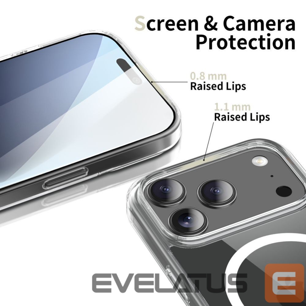 Muud kaubad Tech-Protect Tech-Protect FlexAir Hybrid MagSafe Case for iPhone 17 Pro - Clear
