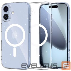 Muud kaubad Tech-Protect  Tech-Protect FlexAir MagSafe Case for iPhone 17 - Clear Glitter 