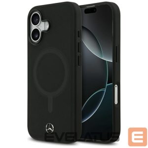 Muud kaubad Mercedes-Benz  Mercedes Plain Smooth Leather MagSafe case for iPhone 17 - black 