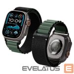 Muu Spigen  Strap Spigen WBF1 Strap for Apple Watch 44 / 45 / 46 / 49 mm - Black and Green 