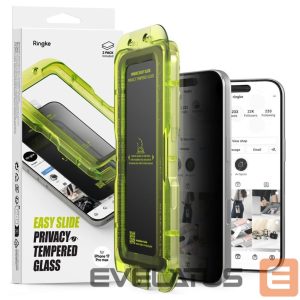 Muud kaubad Ringke  Ringke Easy Slide 2-pack Privacy Glass for iPhone 17 Pro Max 