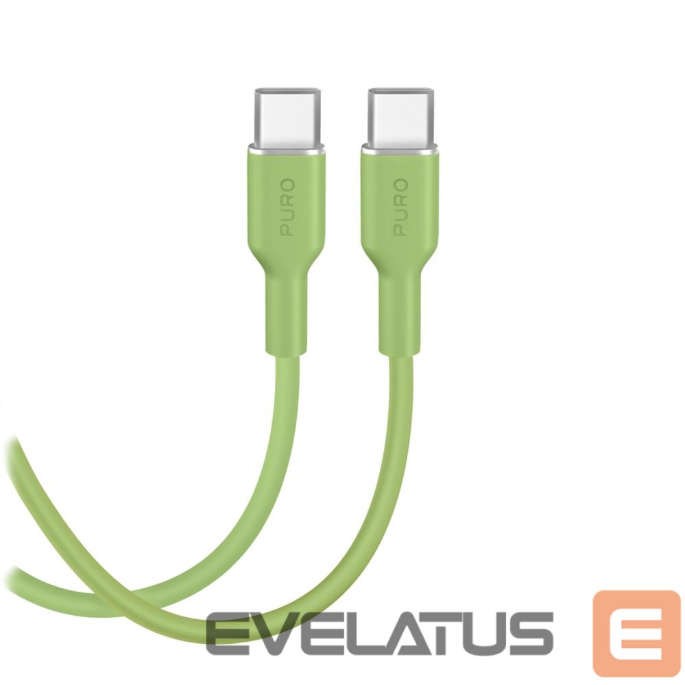 Muud kaubad Puro Puro ICON USB-C - USB-C cable 1.5m - green