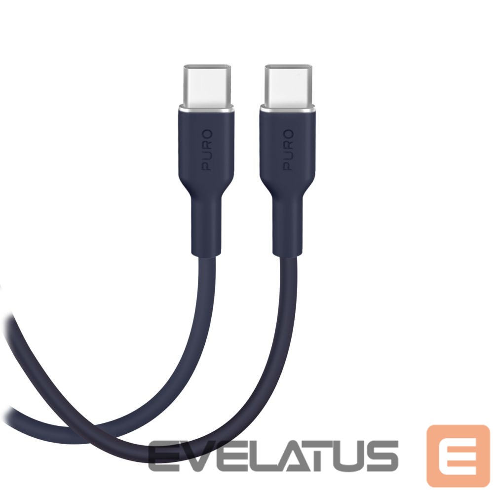 Muud kaubad Puro Puro ICON USB-C - USB-C Cable 1.5m - Navy Blue