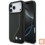 Tagakaaned BMW  BMW M Carbon Line & Logo MagSafe Case for iPhone 17 Pro Max - Yellow 