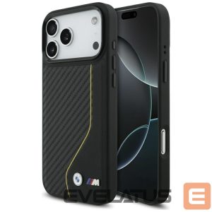 Muud kaubad BMW  BMW M Carbon Line & Logo MagSafe Case for iPhone 17 Pro Max - Yellow 