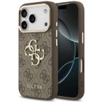 Muud kaubad Guess  Guess 4G Big 4G Classic Logo Case for iPhone 17 Pro - Brown and Gold 