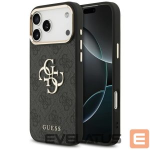 Muud kaubad Guess  Guess 4G Big 4G Classic Logo Case for iPhone 17 Pro Max - Black and Gold 
