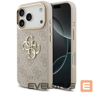 Muud kaubad Guess  Guess 4G Big 4G Classic Logo Case for iPhone 17 Pro - Rose Gold 
