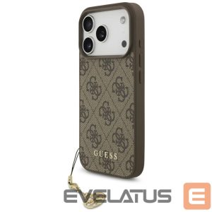 Muud kaubad Guess  Guess 4G Charms Collection MagSafe case for iPhone 17 Pro - brown 