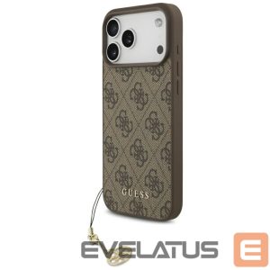 Muud kaubad Guess  Guess 4G Charms Collection MagSafe case for iPhone 17 Pro Max - brown 