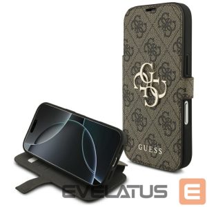 Muud kaubad Guess  Guess Book 4G Metal Logo Case for iPhone 17 Pro - Brown 