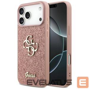 Muud kaubad Guess  Guess Fixed Glitter Big 4G Case for iPhone 17 Pro Max - Pink 
