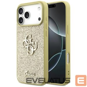 Muud kaubad Guess  Guess Fixed Glitter Big 4G case for iPhone 17 Pro Max - gold 
