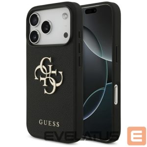 Muud kaubad Guess  Guess Grained Big 4G & Classic Logo case for iPhone 17 Pro - black 