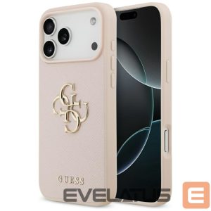 Muud kaubad Guess  Guess Grained Big 4G & Classic Logo Case for iPhone 17 Pro Max - Pink 