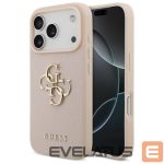 Muud kaubad Guess  Guess Grained Big 4G & Classic Logo iPhone 17 Pro Case - Pink 