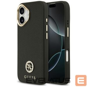 Muud kaubad Guess  Guess Grained Strass Logo MagSafe case for iPhone 17 - black 