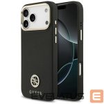 Muud kaubad Guess  Guess Grained Strass Logo MagSafe case for iPhone 17 Pro Max - black 