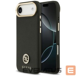 Muud kaubad Guess  Guess Grained Strass Logo MagSafe case for iPhone Air - black 