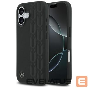 Muud kaubad Mercedes-Benz  Mercedes Leather Laurel Leaves MagSafe Case for iPhone 17 - Black 