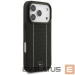 Muud kaubad Mercedes-Benz  Mercedes Leather Star Pattern Stripes MagSafe Case for iPhone 17 Pro - Black 