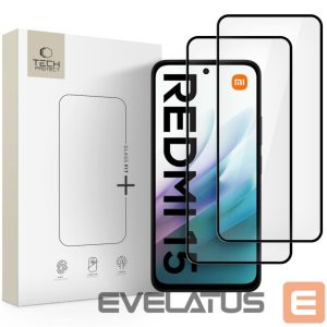 Muud kaubad Tech-Protect  Tech-Protect Glass Fit+ 2-pack tempered glass for Xiaomi Redmi 15 4G / 5G - black 