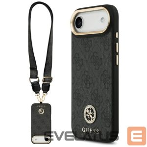 Muud kaubad Guess  Guess 4G Strass Logo & Big Strap Metal Buttons MagSafe Case for iPhone Air - Black 