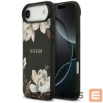 Muud kaubad Guess  Guess Grained Flowers Classic Logo MagSafe case for iPhone Air - black 