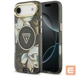 Muud kaubad Guess  Guess IML Glitter Flowers Triangle MagSafe case for iPhone Air - black 