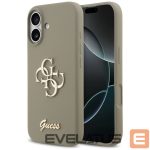 Muud kaubad Guess  Guess Silicone Big 4G Script Case for iPhone 17 - Brown 