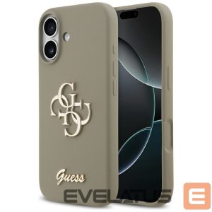 Muud kaubad Guess  Guess Silicone Big 4G Script Case for iPhone 17 - Brown 
