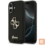 Muud kaubad Guess  Guess Silicone Big 4G Script Case for iPhone 17 - Black 