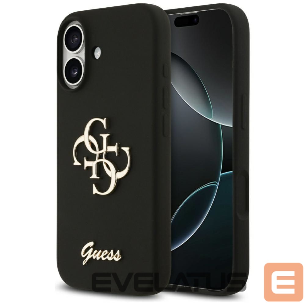 Muud kaubad Guess Guess Silicone Big 4G Script Case for iPhone 17 - Black