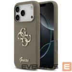 Muud kaubad Guess  Guess Silicone Big 4G Script Case for iPhone 17 Pro - Brown 