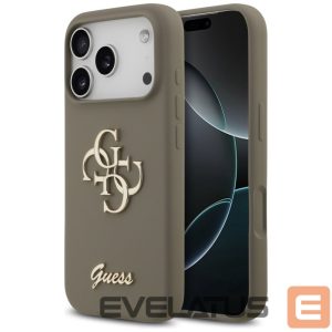 Muud kaubad Guess  Guess Silicone Big 4G Script Case for iPhone 17 Pro - Brown 