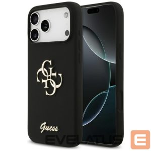 Muud kaubad Guess  Guess Silicone Big 4G Script Case for iPhone 17 Pro Max - Black 