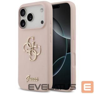 Muud kaubad Guess  Guess Silicone Big 4G Script Case for iPhone 17 Pro - Pink 