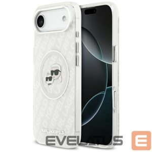 Muud kaubad Karl Lagerfeld  Karl Lagerfeld IML Glitter Karl&Choupette Heads Logo MagSafe Case for iPhone Air - Gray 