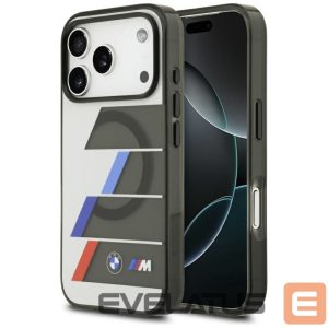Muud kaubad BMW  BMW M IML Metal Buttons Tricolor Lines MagSafe Case for iPhone 17 Pro - Gray 