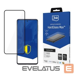 Muud kaubad 3MK  Reinforced 3mk HardGlass Max Black Tempered Glass for Samsung Galaxy M53 5G 