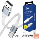 Muud kaubad 3MK  3mk Hyper Cable N-SERIES USB-A / USB-C 1m 9V/2A 18W / white 