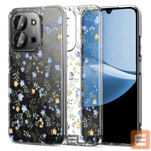 Muud kaubad Tech-Protect  Tech-Protect FlexAir Case for Xiaomi Redmi 15C 173mm / Poco 85C 173mm - Daisies with Leaves 