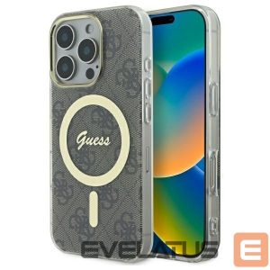 Muud kaubad Guess  Guess IML 4G MagSafe case for iPhone 16 Pro - brown 