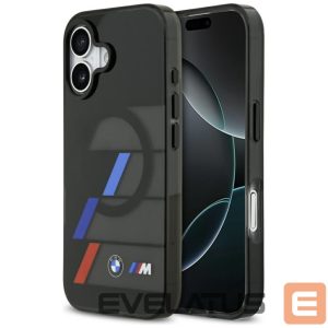 Muud kaubad BMW  BMW M IML Metal Buttons Tricolor Lines MagSafe Case for iPhone 17 - Black 