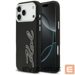 Muud kaubad Karl Lagerfeld  Karl Lagerfeld FW Grained Signature Logo Case for iPhone 17 Pro Max - Black 