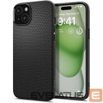 Tagakaaned Spigen  Spigen Liquid Air Case for iPhone 15 Plus - Matte Black 